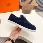 HM Men's Jour Loafer Navy Blue Suede 687431