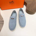 HM Men's Jour Loafer Pastel Blue Suede 687432