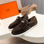 HM Men's Jour Loafer Dark Brown Suede 687437