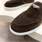 HM Men's Jour Loafer Dark Brown Suede 687437