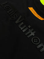 LV T-SHIRT IN BLACK MODAL COTTON 238790