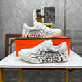 HM Men's Sneaker White Lambskin 532526