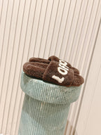 Loewe 2025 Fur Slipper Brown Beige Wool 556013
