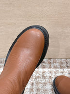 LV 25 Martin Boots Tan Brown Cowhide 576916