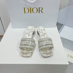 cd dway slide 35 white gold-tone embroidery butterfly motif