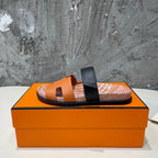 CHYPRE SANDAL CARAMEL CALFSKIN UNIQUE