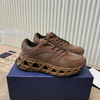 CD Sneaker B35 In Brown Suede And Fabric 113129