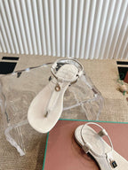 LP 25C Mindil Sandal White Suede 208094