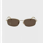 TRIOMPHE RHINESTONE SUNGLASS CL40285U IN METAL WITH CRYSTALS