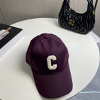 Celin Cap Dark Purple Cotton Twill Fabric 210444
