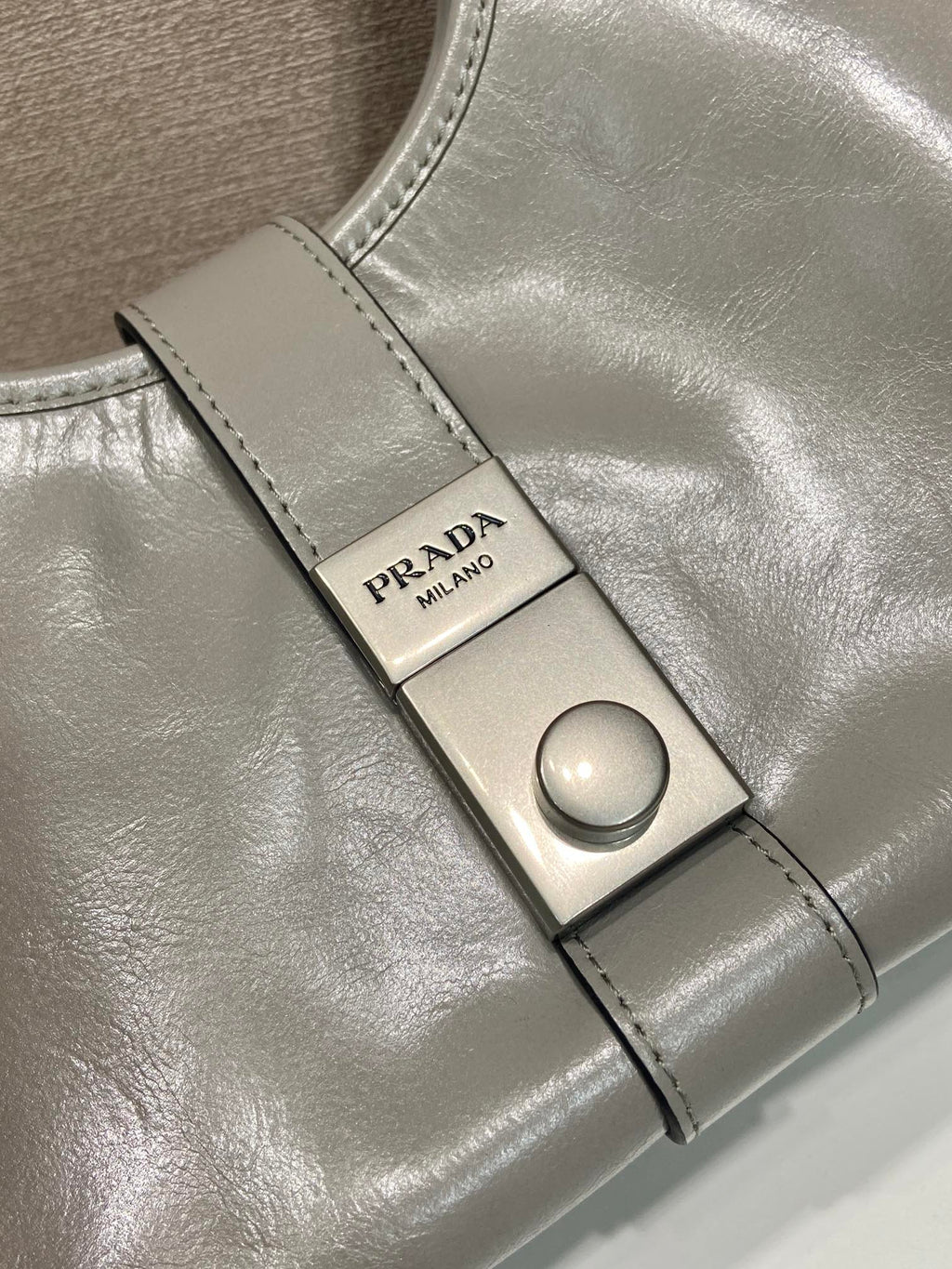 PRA mini catwalk model gray leather and top-grade hardware 339955