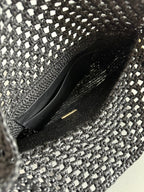 Loewe 2025 Ola 26 Bag Black Raffia Calfskin 274683