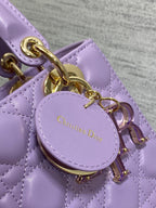 Lady Bag 20cm Violet Lambskin