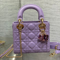 Lady Bag 17cm Violet Lambskin
