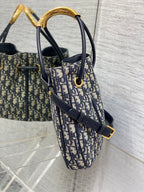 meidum cd nolita 27cm blue oblique jacquard