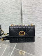 CD Miss Caro 17 Bag Black Calfskin 226490
