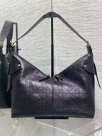 Dior 2025 Voyage Bag 34cm Black Grained Calfskin 267755