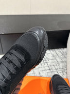 HM Sneaker In Black Mesh Fabric 985315