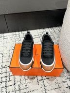 HM Sneaker In Black Mesh Fabric 985318