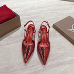 CL 25 Slingback Red Original Fabric 335140