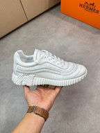 HM Men's Bouncing Sneaker White Calfskin 696026