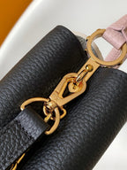 LV 2026 Capucines Bag Black Pink Beige Taurillon Cowhide Leather 281538