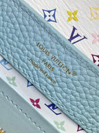 LV x TM 2026 Capucines Bag 27cm Blue Taurillon Cowhide Leather 281421