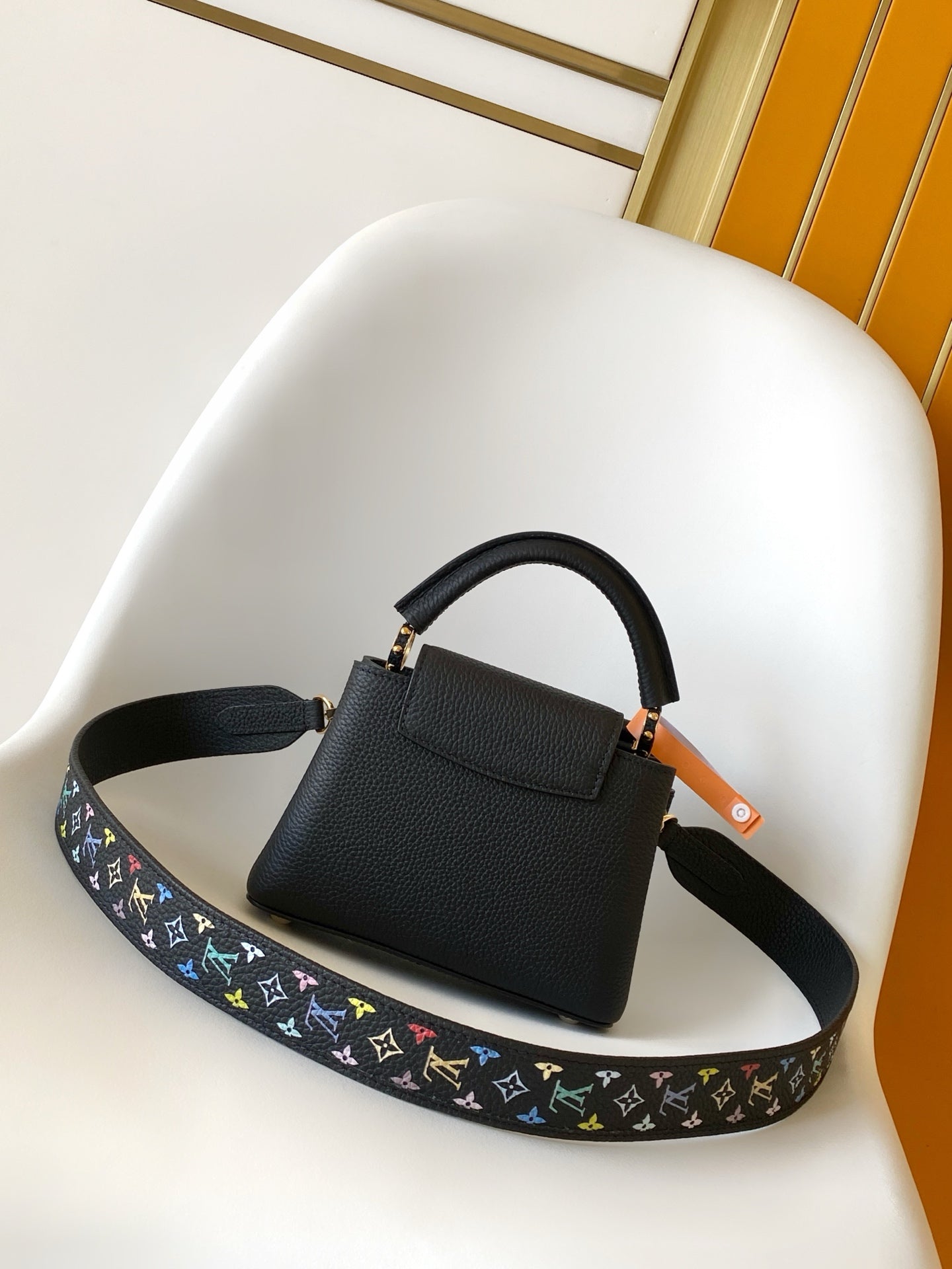 LV x TM 2026 Capucines Bag 27cm Black Taurillon Cowhide Leather 281426