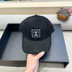 BASEBALL CAP IN BLACK SHEARLING 422433