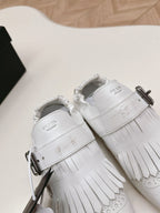 PRA 26S Ballet Flats White Calfskin 600586