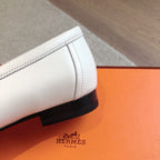 PARIS LOAFER WHITE MIX LIGHT GRAY CALFSKIN