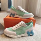 HM Men's 25 Sneaker Seafoam Mesh Suede 541303