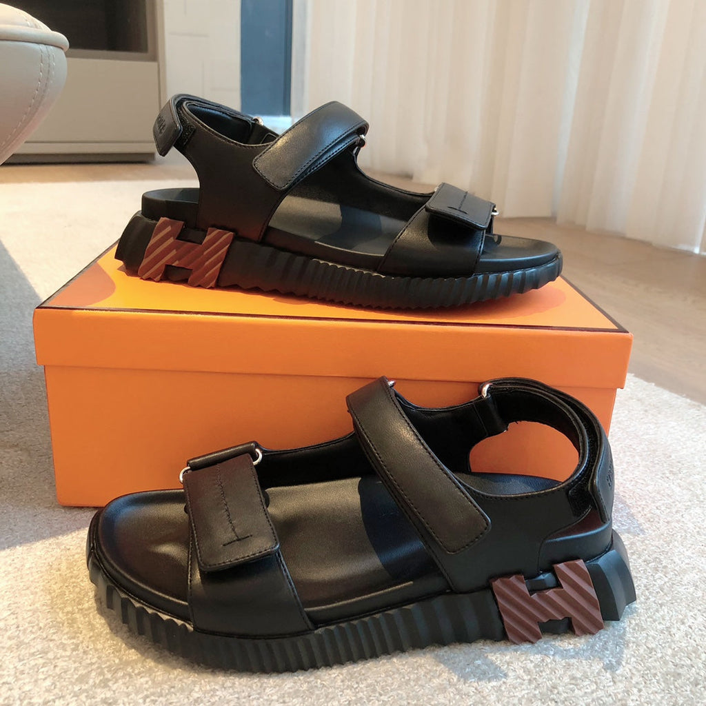 HM Junior Sandal Black Lambskin 970904