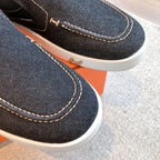 HM Men's Slip on Blue Denim 550836