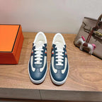 HM 25 Boomerang Sneaker Dark Blue White Red Calfskin