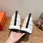 HM 25 Katana Sneaker White Brown Calfskin 353495
