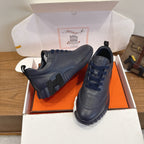 HM 26ss Sneakers Navy Blue Leather 638576