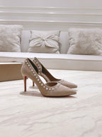 CL 25 Iriza Pumps 8.5cm Beige Suede 314899
