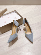 CL 25 Iriza Pumps 8.5cm Blue Suede 314900