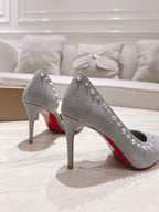 CL 25 Iriza Pumps 8.5cm Grey Suede 314903