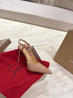 CL 25 Slingback Pink Nude Gloss Calf Patent Leather 307520