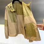 LV STRAW AND TEAK MONOGRAM WINDBREAKER 238899
