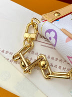 LV x TM Pochette Accessoires 22cm White Muticolor Monogram Canvas