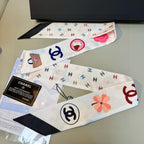 CC  Twilly Mini Star 120cm White Mulberry Silk 943501