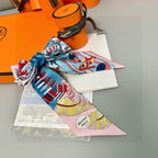 HM Twilly Mini Scarf 86CM Colorful Mulberry Silk 969050