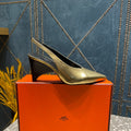 HM Intime 70 Pump Gold Lambskin  962933