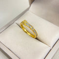 HM Buckle Full Diamond Ring