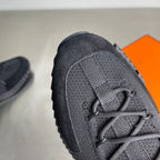 HM Men's 25 Lift Sneaker Black Mesh Suede 703784