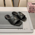 Jimmy 25 Slippers Black Nappa Leather 240101