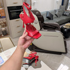 Jimmy 25 Orb 100 Sandal Red Nappa Leather 240018